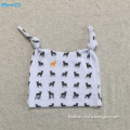 BKD white color animal printed baby hats
